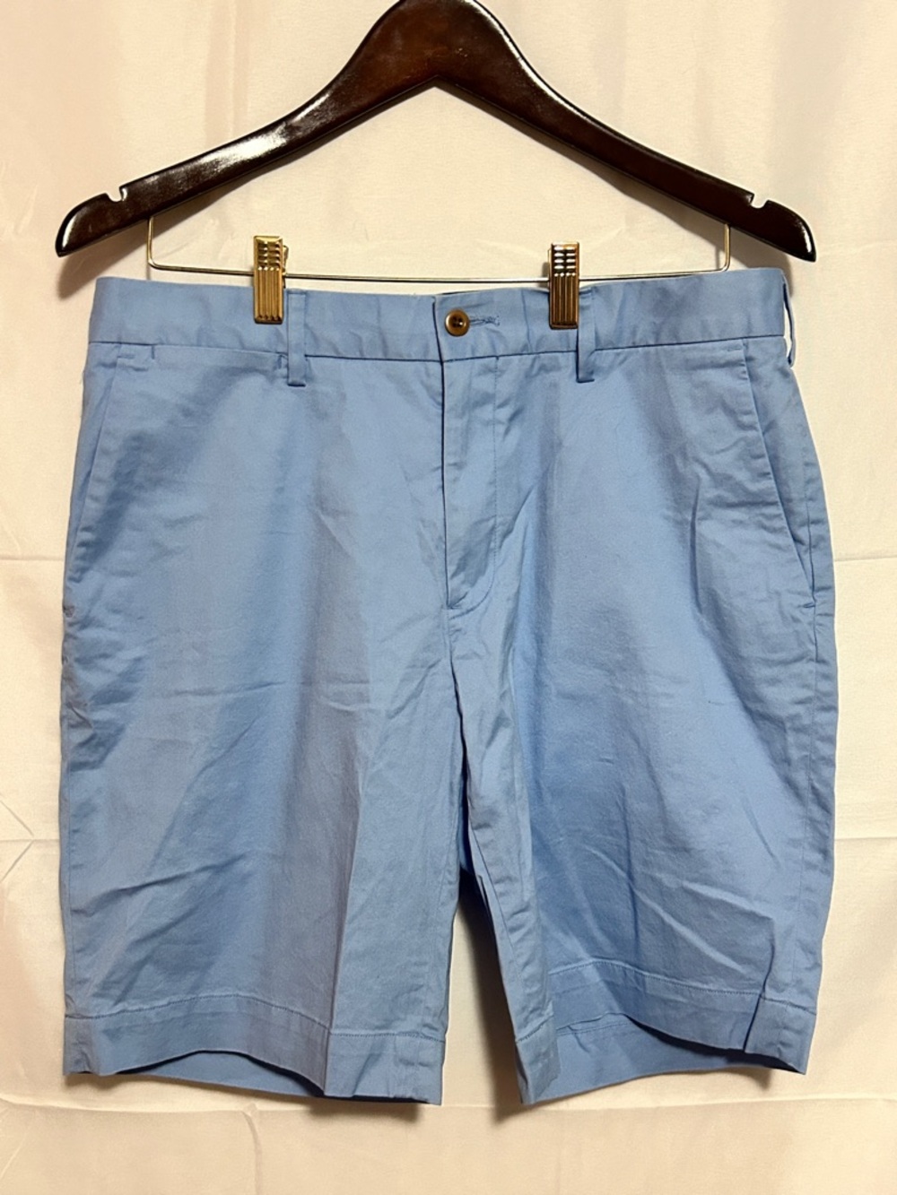 Polo Ralph Lauren Light Blue Shorts Stretch Classic‎ Fit Size 31